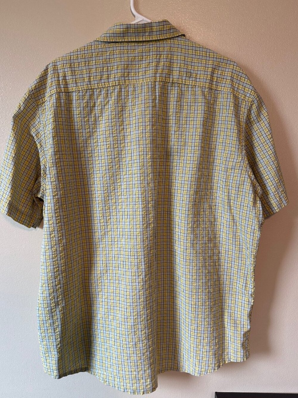 GH Bass seersucker short sleeve men's shirt size XL - Picture 3 of 5